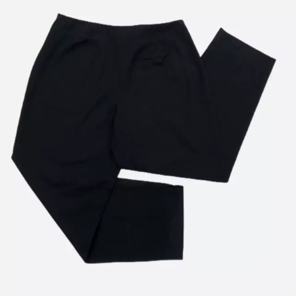 Talbots Black Crop Pants Sz. 10P Cotton Blend